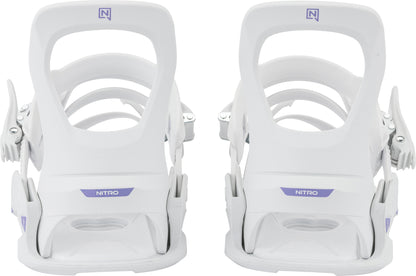 NITRO KIDS CHARGER Snowboard-Bindung MICRO / MINI / MEDIUM 2026  WHITE