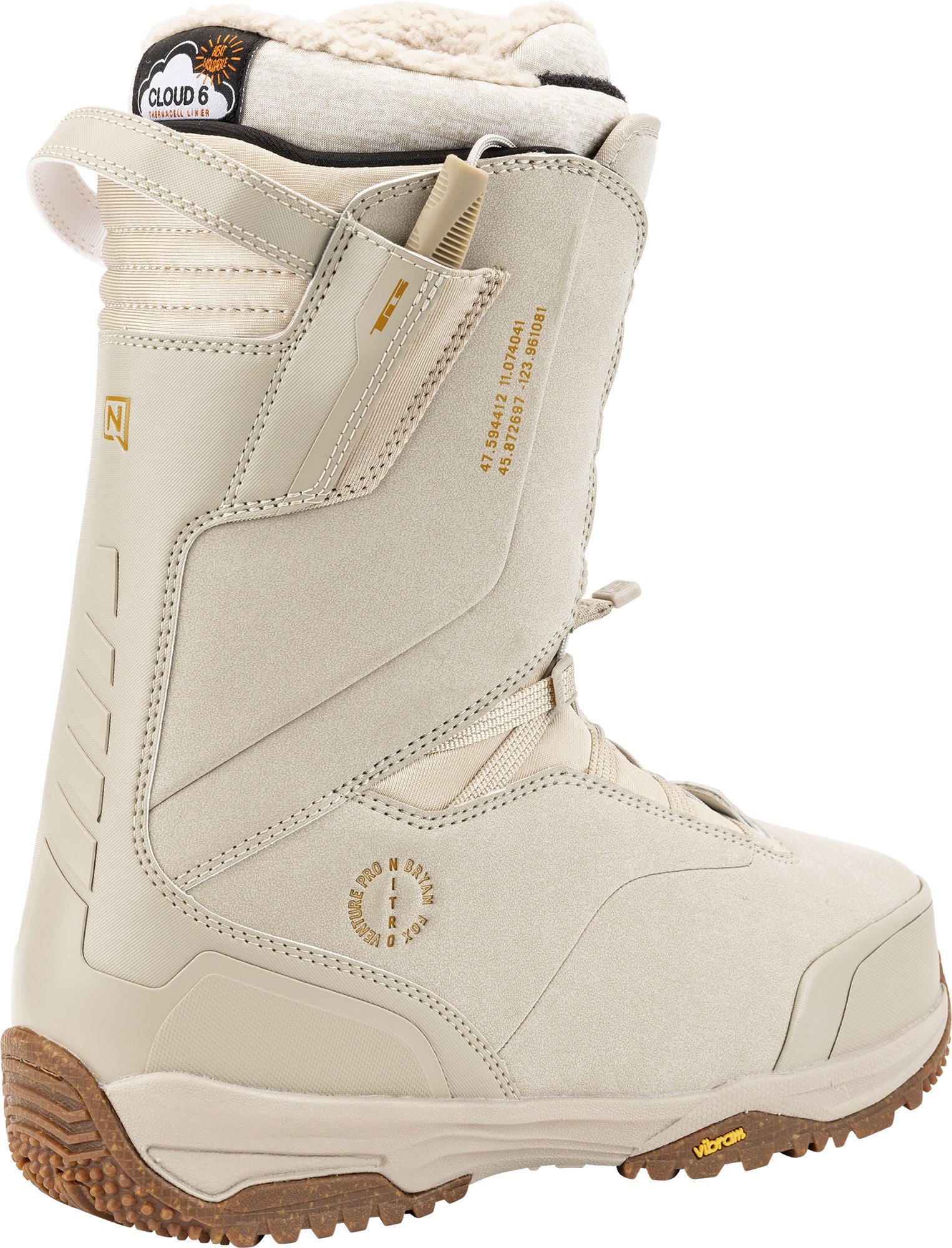 Nitro VENTURE PRO TLSBOOT Snowboard Boots DESERT BRYAN FOX (25)