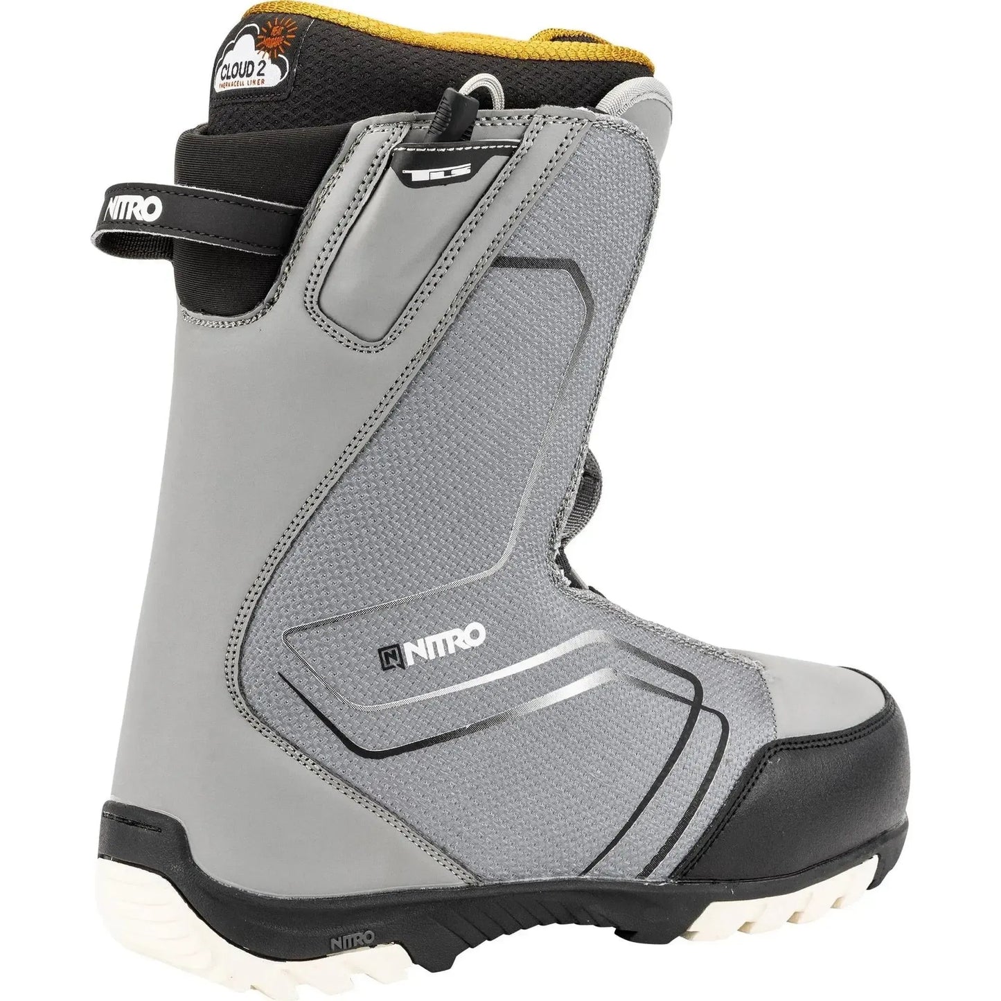 Nitro SENTINEL TLS BOOT Snowboard Boots Herren Farbe GREY (Model 2025)