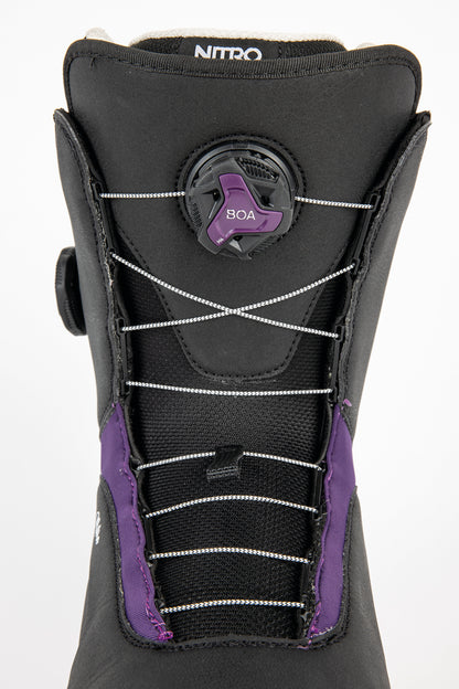 Nitro SCALA BOA W BOOT Snowboard Boots BLACK-PURPLE (CO)