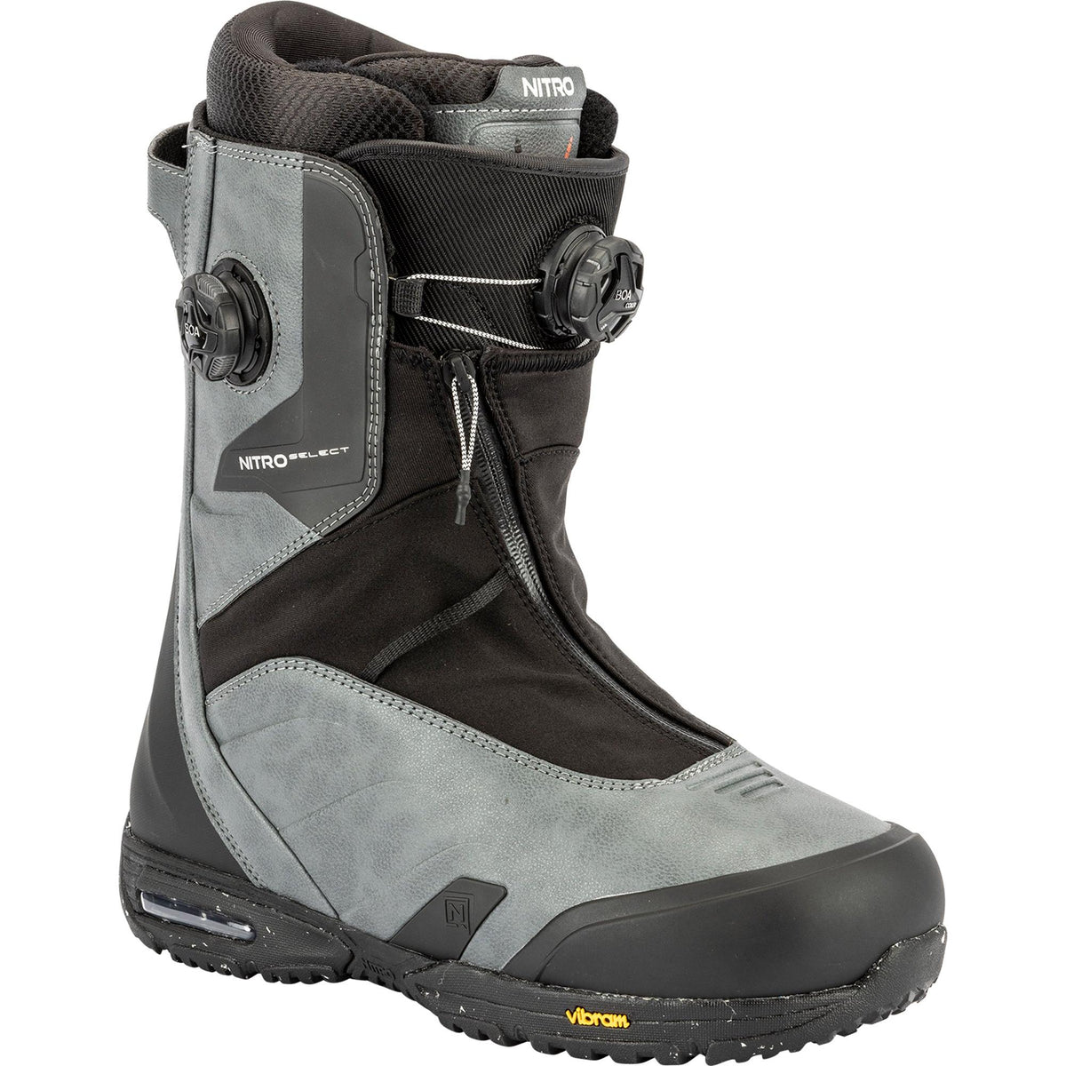 Nitro Select BOA Men Snowboard Boots 2026 – Charcoal-Black – Produktansicht