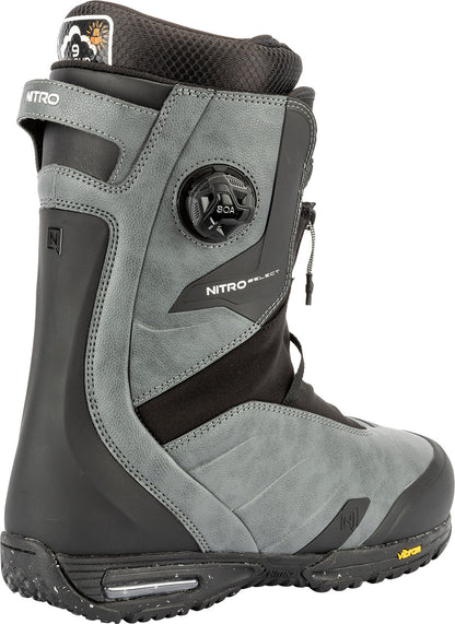 Nitro Select BOA Men Snowboard Boots 2026 – Charcoal-Black – Detailansicht