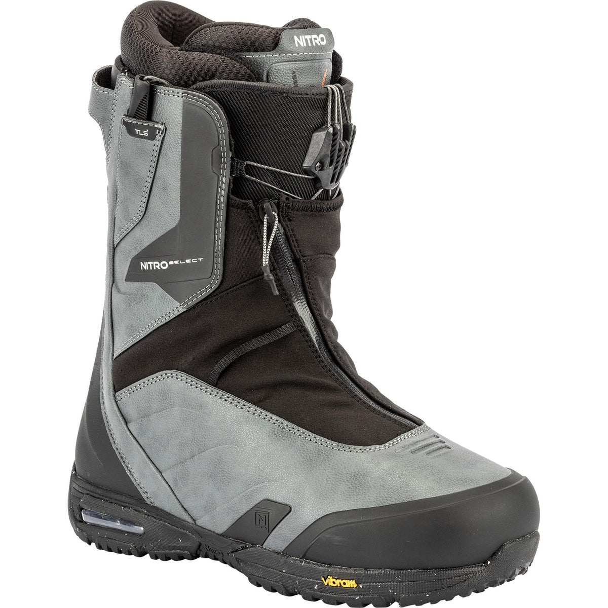 Nitro Select TLS+ Men Snowboard Boots 2026 – Charcoal-Black – Produktansicht