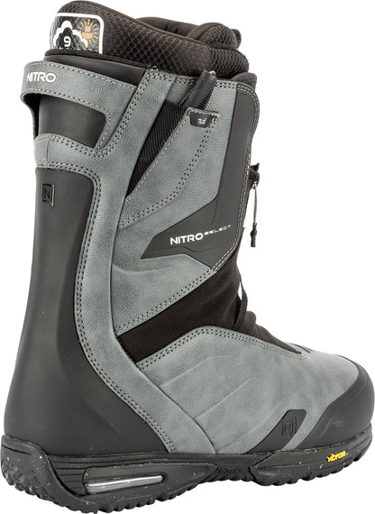 Nitro Select TLS+ Men Snowboard Boots 2026 – Charcoal-Black – Detailansicht