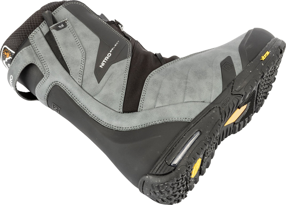 Nitro Select TLS+ Men Snowboard Boots 2026 – Charcoal-Black – Detailansicht