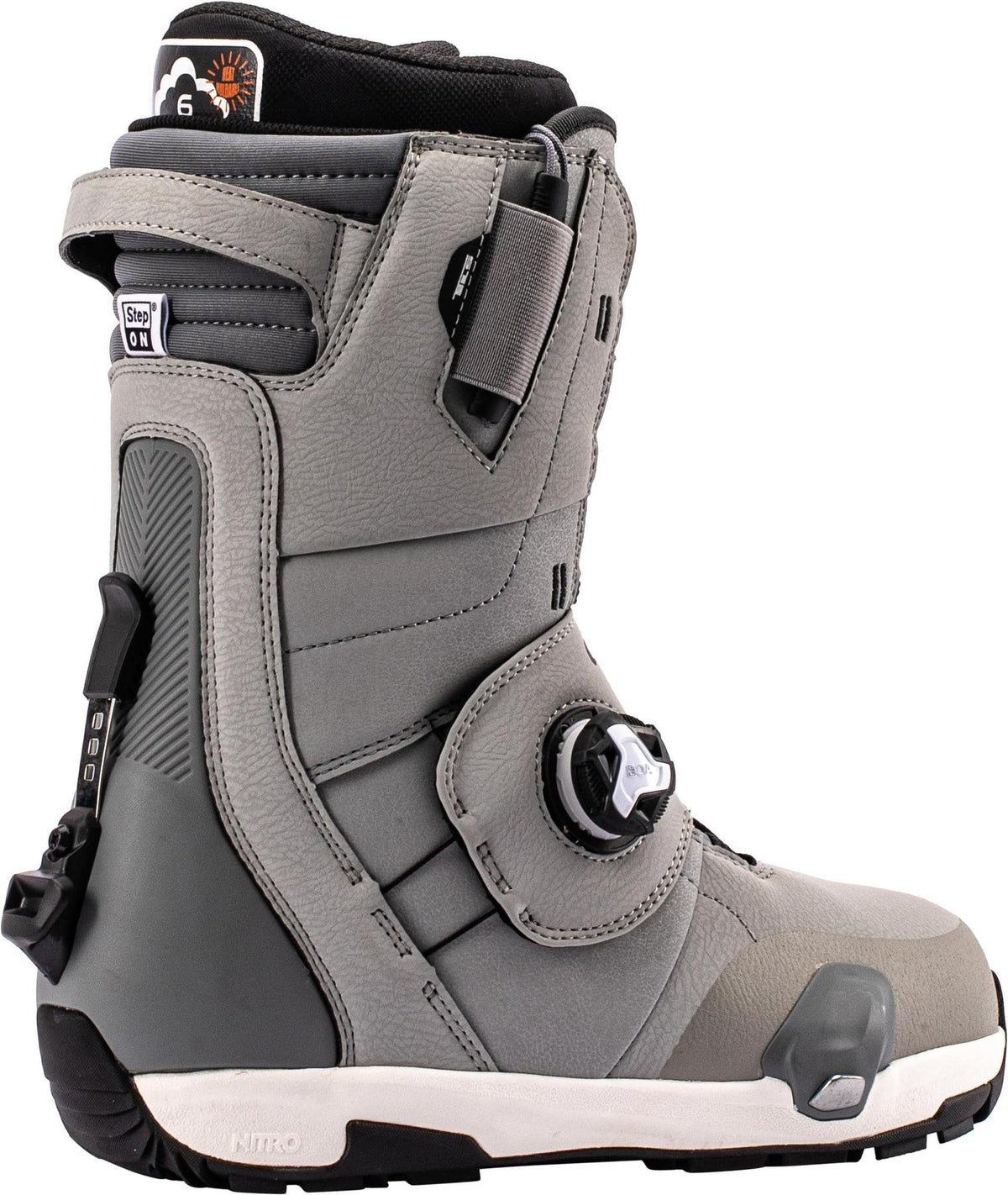 Nitro Venture Step On TLS Men Snowboard Boots 2027 – Grey – Detailansicht