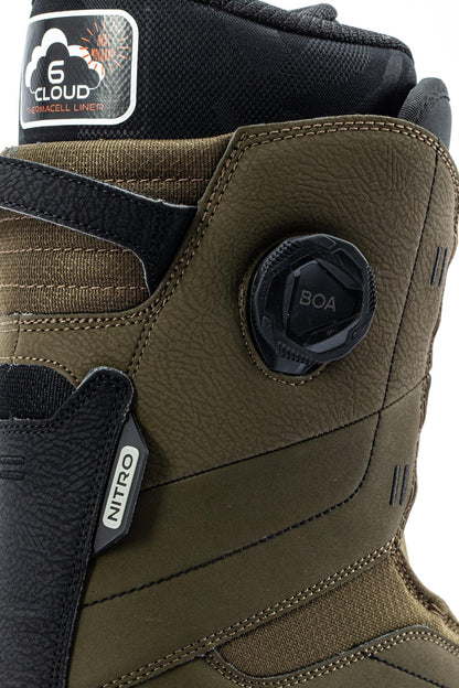Nitro Venture BOA Men Snowboard Boots 2027 – Olive – Detailansicht