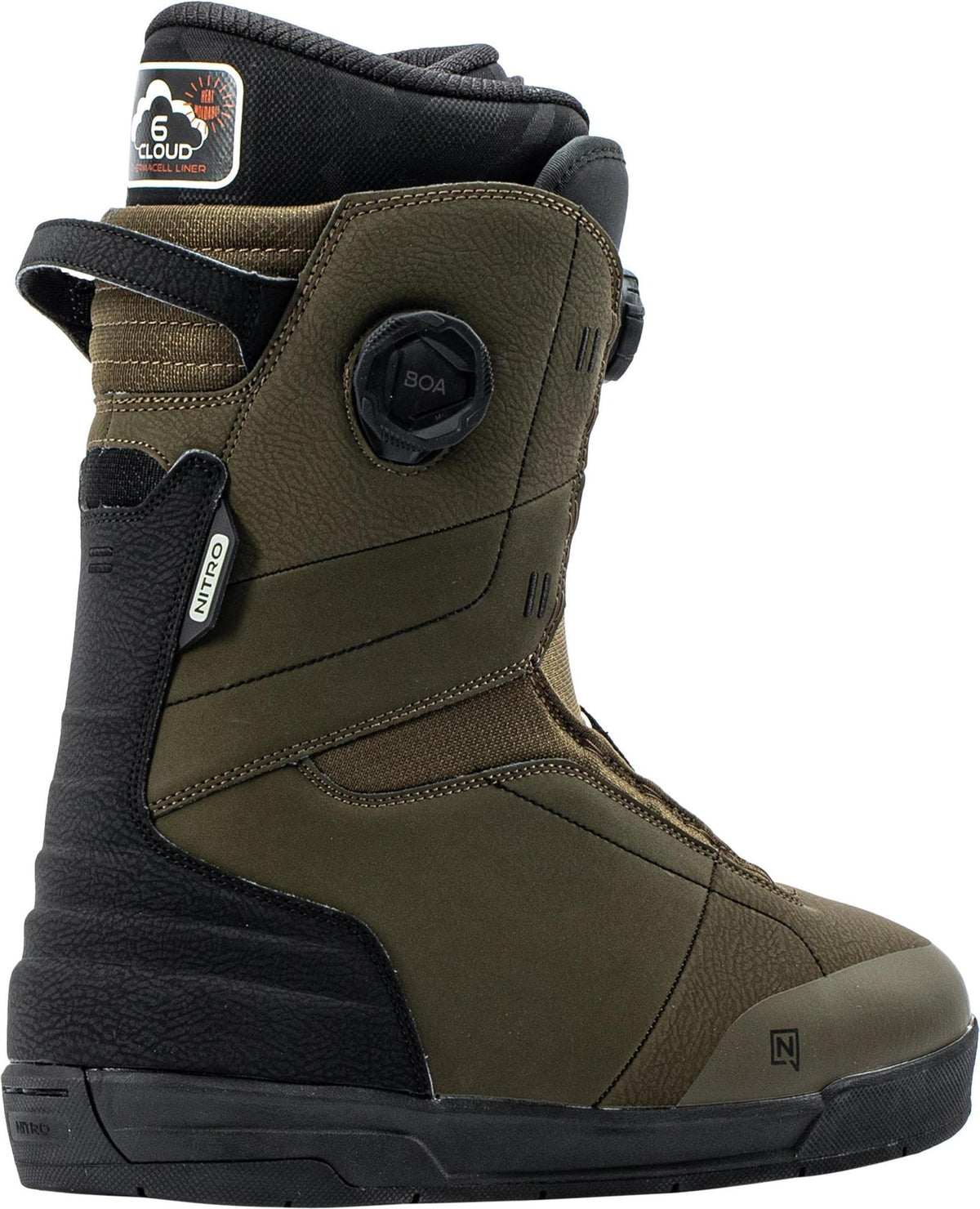 Nitro Venture BOA Men Snowboard Boots 2027 – Olive – Detailansicht