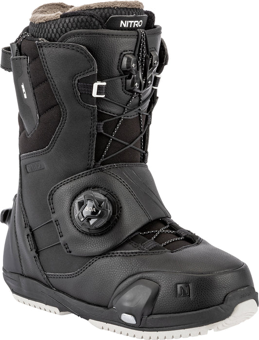 Nitro CAVE STEP ON TLS BOOT´ Damen Snowboard Boots BLACK All-Mountain 2026