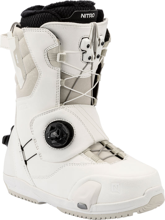 Nitro CAVE TLS STEP ON BOOT´ Damen Snowboard Boots WHITE All-Mountain 2026