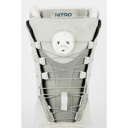 Nitro Crown Boa Damen Snowboard-Boots LIGHT GREY Winter2026