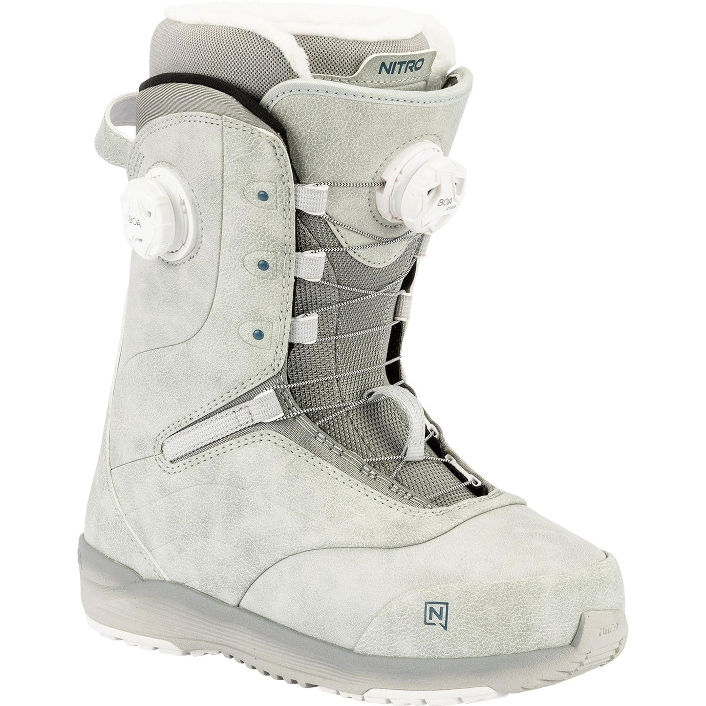 Nitro Crown Boa Damen Snowboard-Boots LIGHT GREY Winter2026