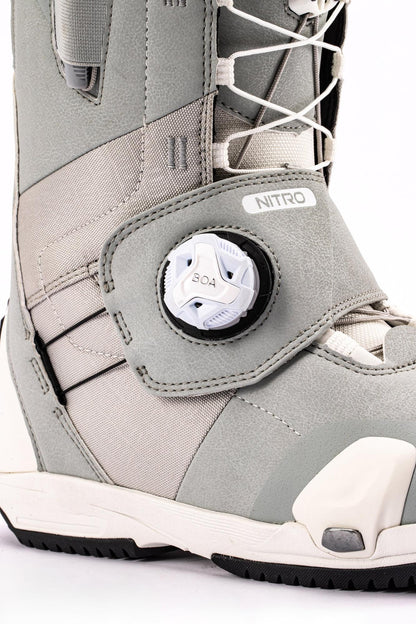 Nitro Monarch Step On TLS Women Snowboard Boots 2027 – Light Grey – Detailansicht