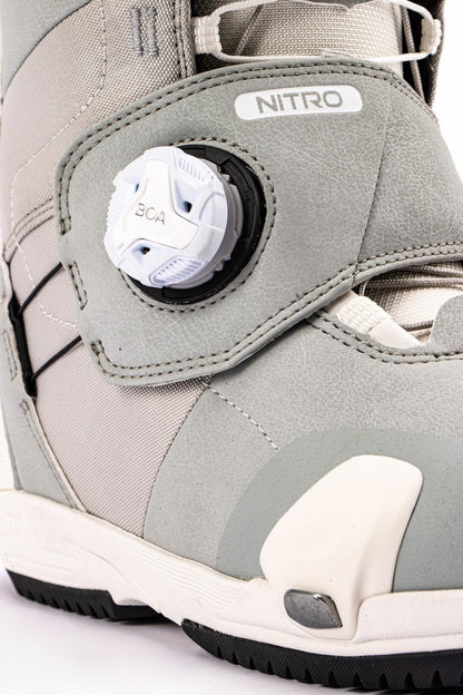 Nitro Monarch Step On TLS Women Snowboard Boots 2027 – Light Grey – Detailansicht
