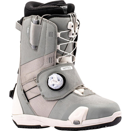 Nitro Monarch Step On TLS Women Snowboard Boots 2027 – Light Grey – Produktansicht