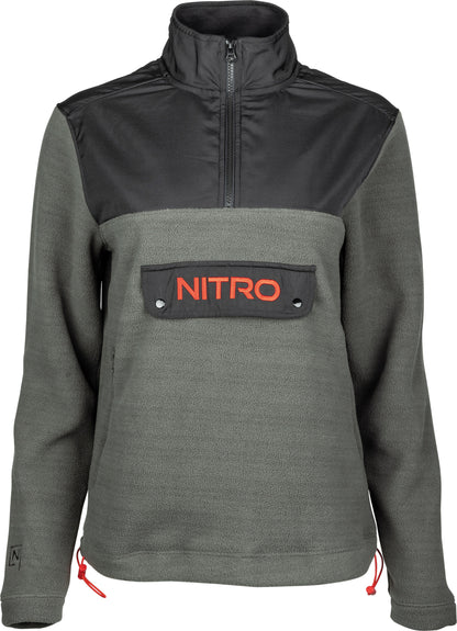 Unisex NITRO FLEECE W – BLK/VOLCANIC ASH – Produktansicht 1