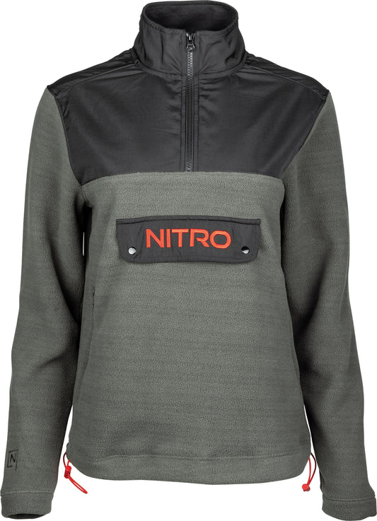 Unisex NITRO FLEECE W – BLK/VOLCANIC ASH – Produktansicht 1