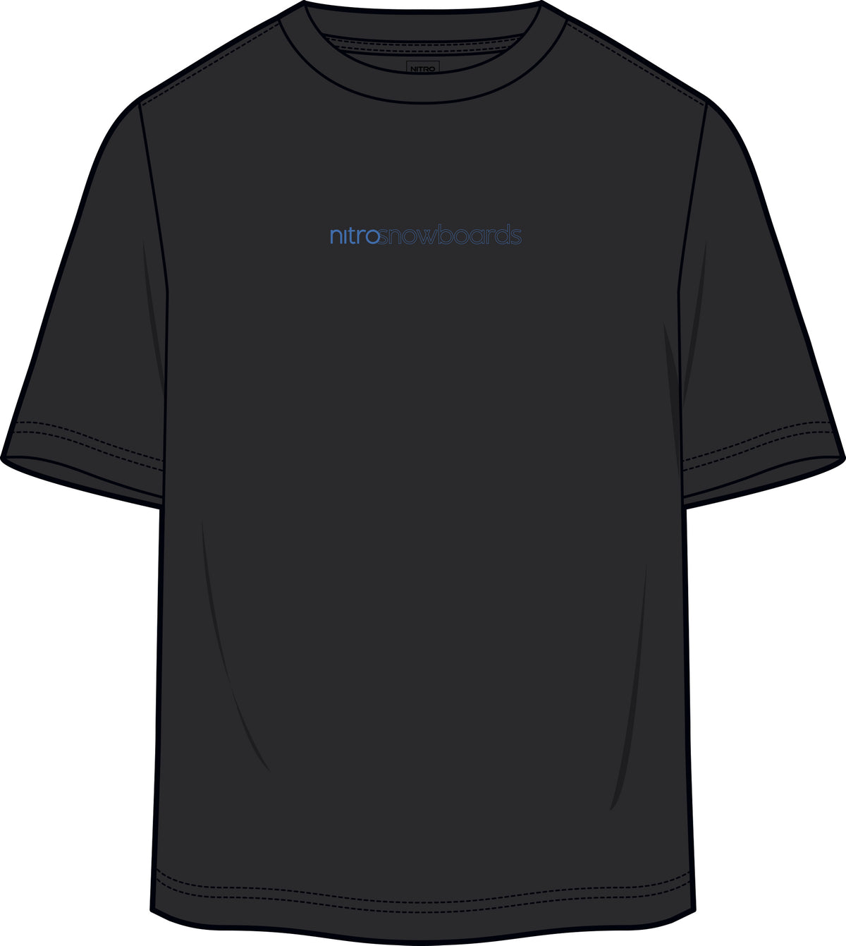 Damen NITRO FATE TEE Womens – BLACK – Produktansicht 1
