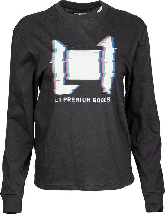 L1 VHS LS Damen schwarz