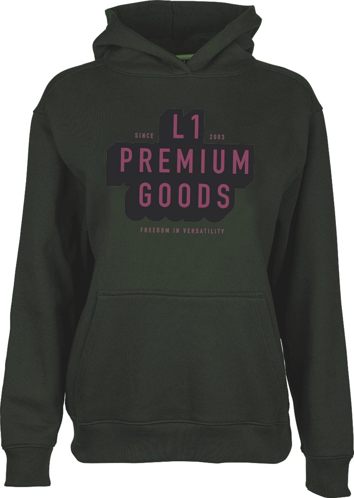 L1 Shadow PO Hoodie Damen Jungle