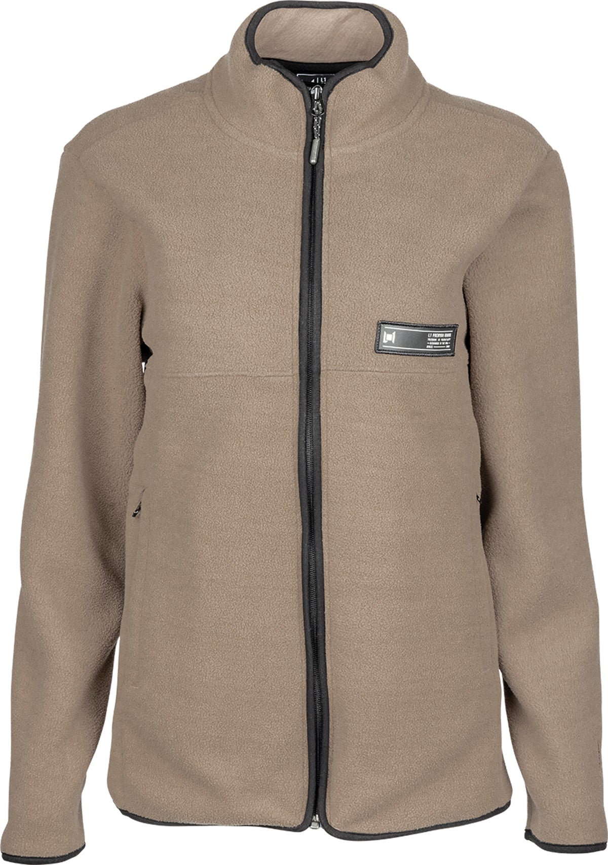 L1 Genesse Fleece Damen Fossil, Vorderansicht