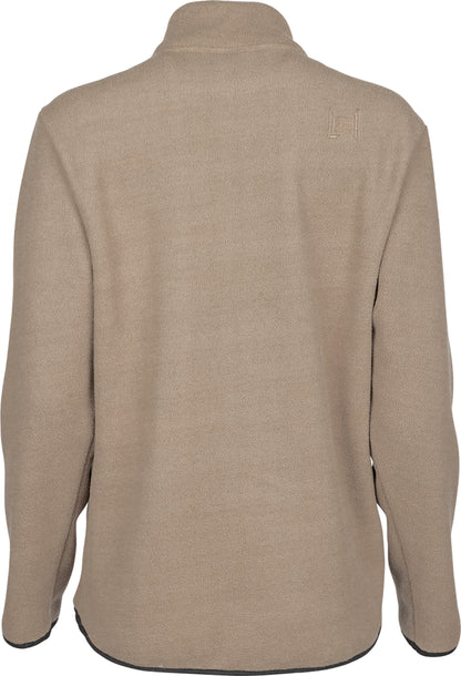 L1 Genesse Fleece Damen Fossil, Rückansicht