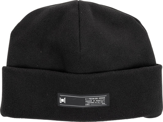 Produktfoto L1 PITTED Beanie – BLACK