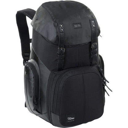 Nitro Weekender 42L Rucksack mit 17 Zoll Laptopfach Tough Black
