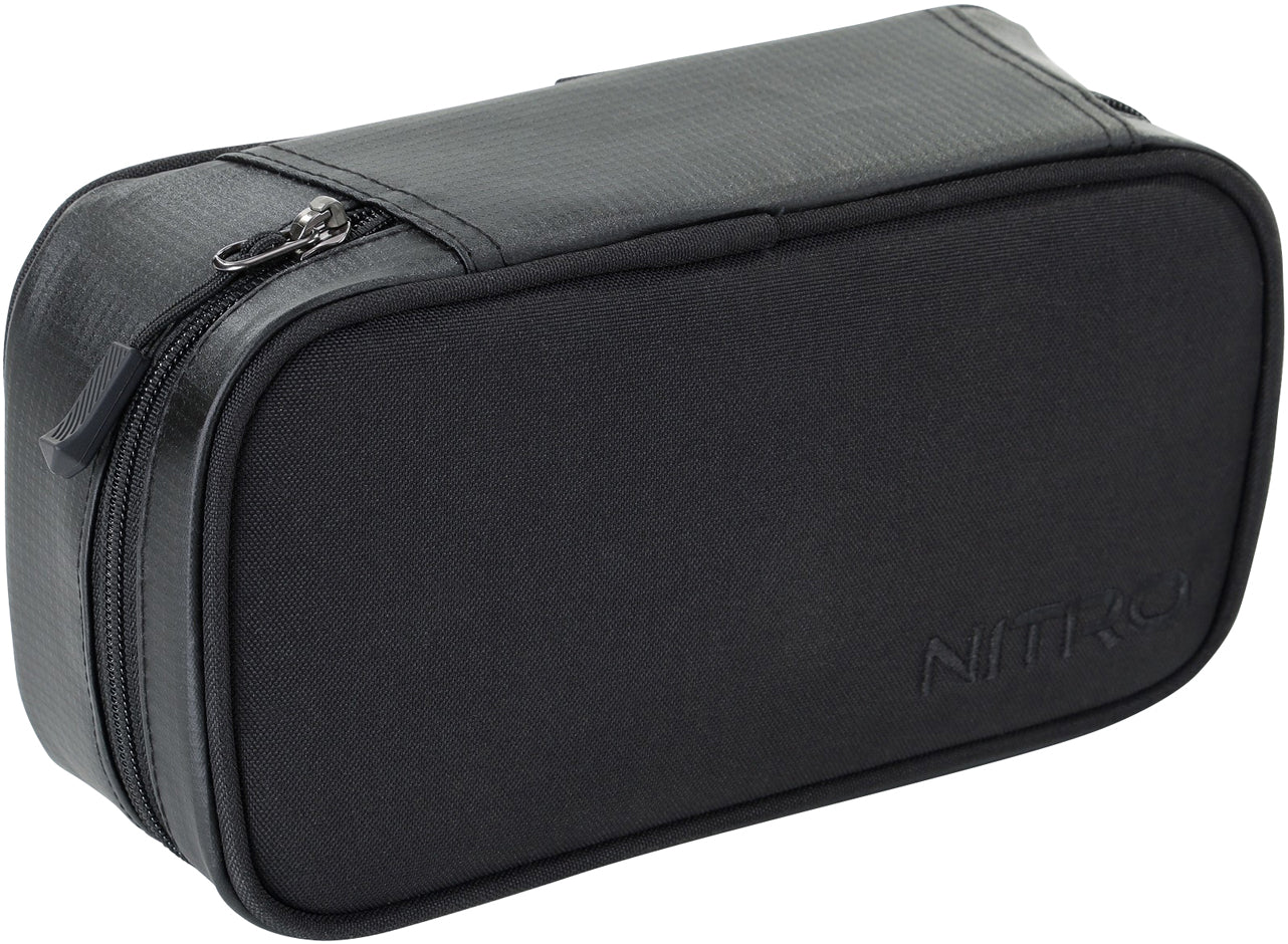 Nitro Complete School Set PLUS Chase Tough Black – 5-teilig inkl. Pencil Case XL, Sportsack, Rain Cover & Reflektor
