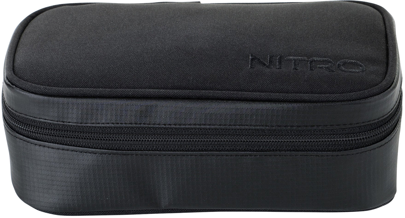 Nitro Complete School Set PLUS Chase Tough Black – 5-teilig inkl. Pencil Case XL, Sportsack, Rain Cover & Reflektor