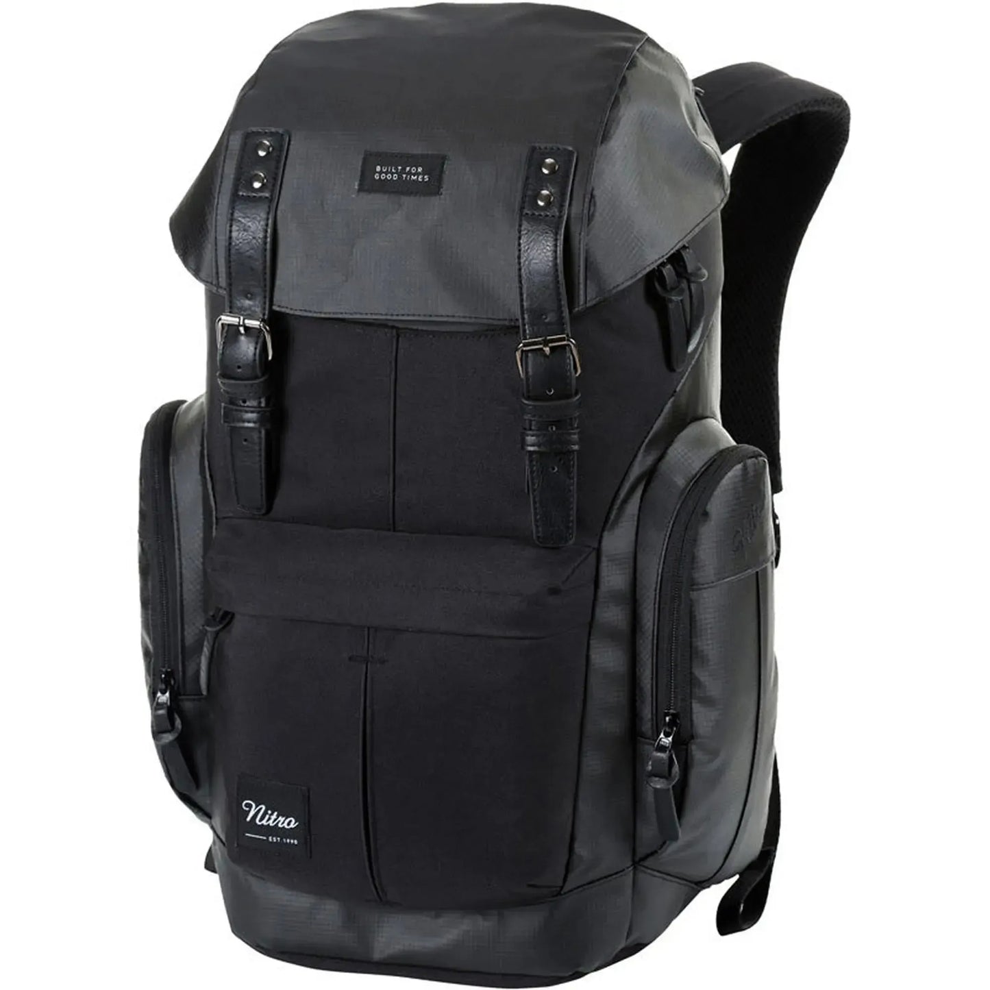 Nitro Daypacker 32L Rucksack mit 15 Zoll Laptopfach Tough Black