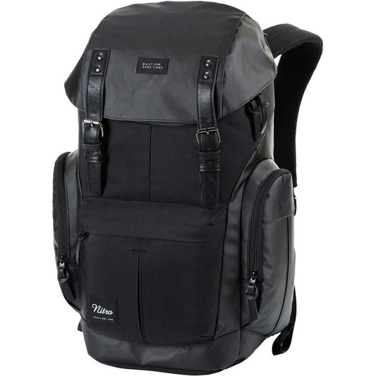 Nitro Daypacker 32L Rucksack mit 15 Zoll Laptopfach Tough Black