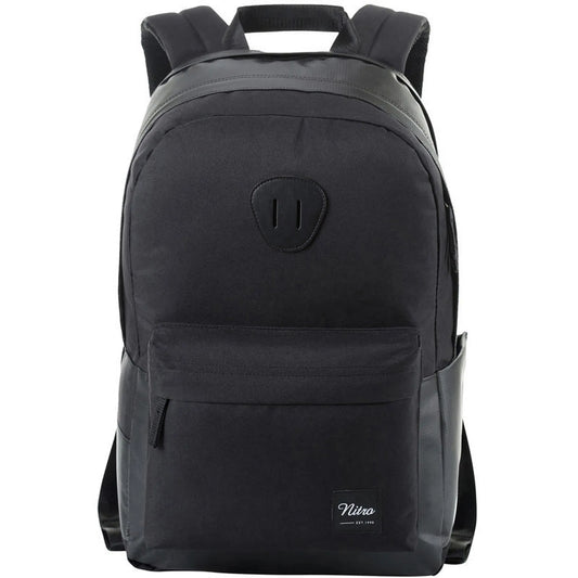 Nitro Urban Plus 28L Rucksack mit 15 Zoll Laptopfach Tough Black