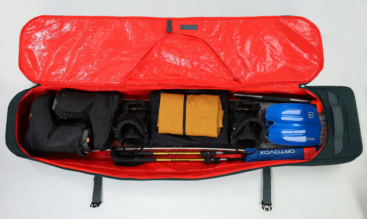 Nitro Tracker Wheelie 165 Boardbag Jungle Green – Detailansicht 3