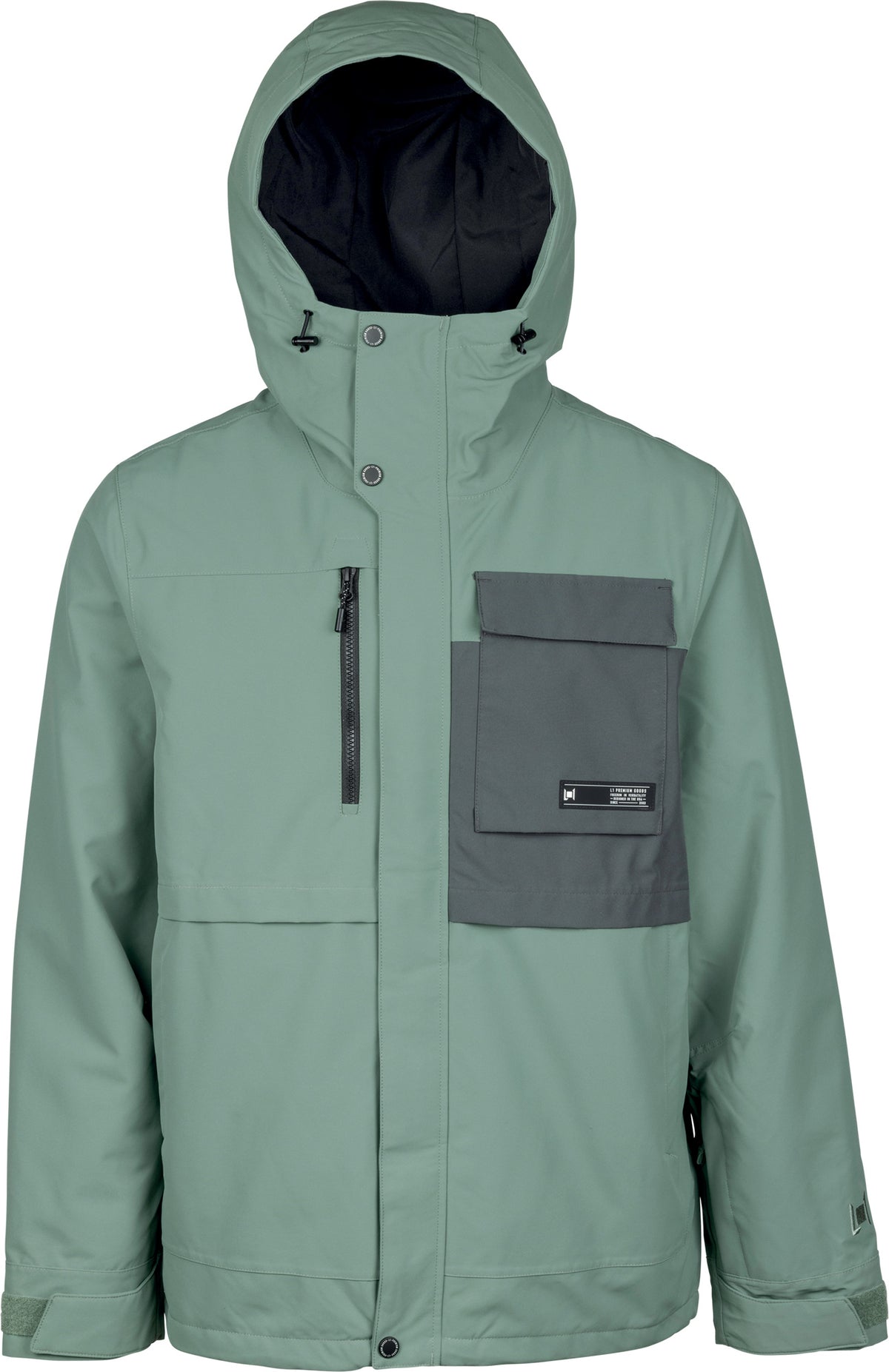 L1 Rankin Jacket Sage/Carbon Vorderansicht