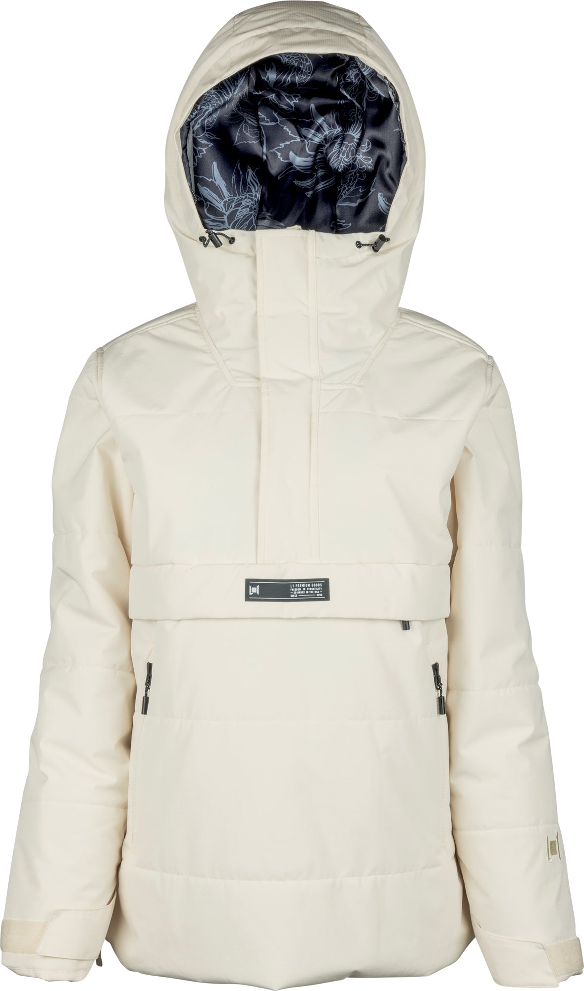 L1 Snowblind Jacket Cream Vorderansicht