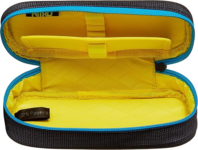 Nitro Pencil Case Federmäppchen für Schule Blur-Blue Trims Mäppchen