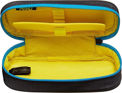 Nitro Pencil Case Federmäppchen für Schule Blur-Blue Trims Mäppchen