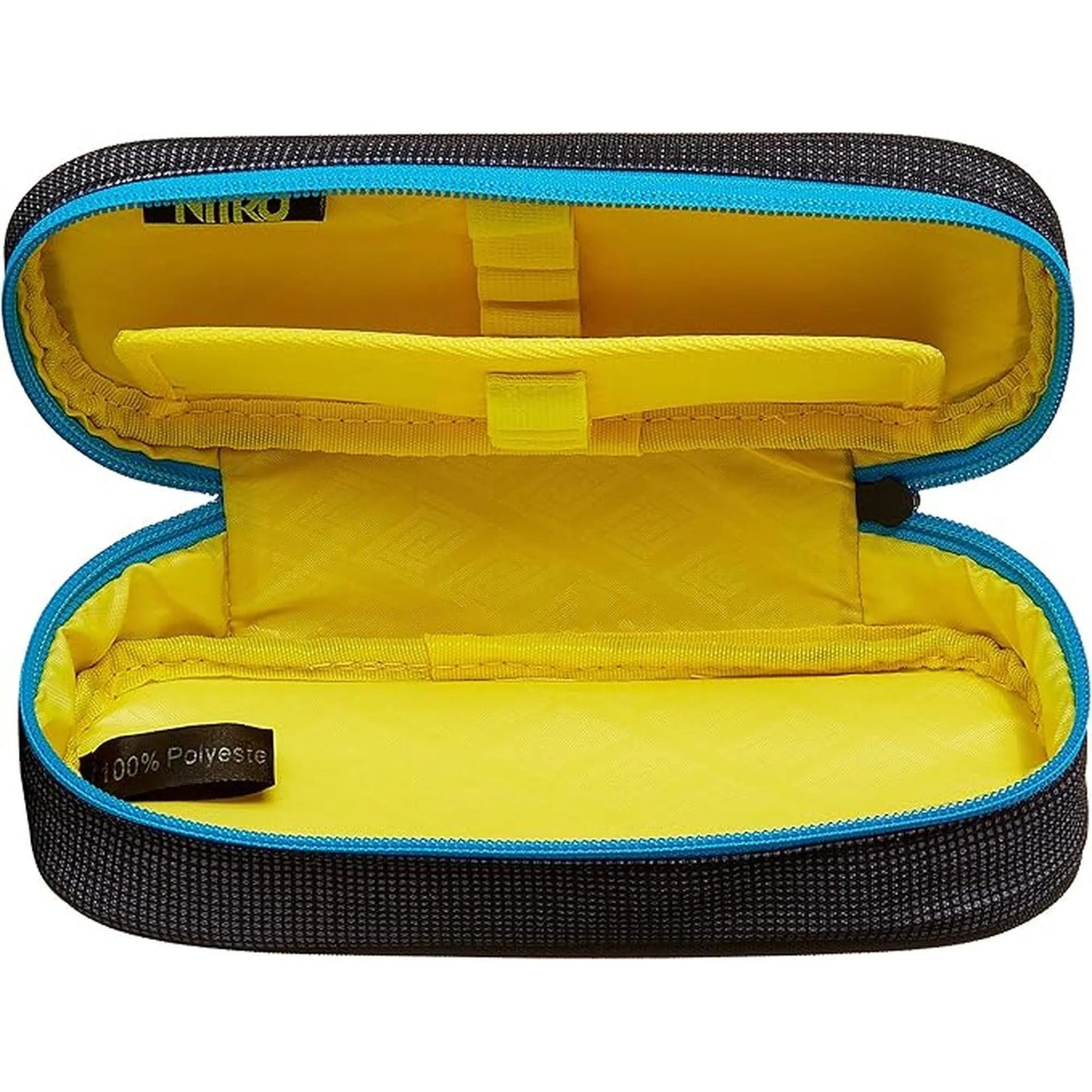 Nitro Pencil Case Federmäppchen für Schule Blur-Blue Trims Mäppchen