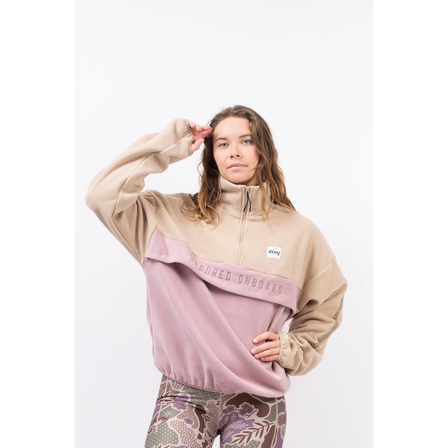 Eivy Ball Fleece Damen Pullover Farbe: Sand Faded Woodrose