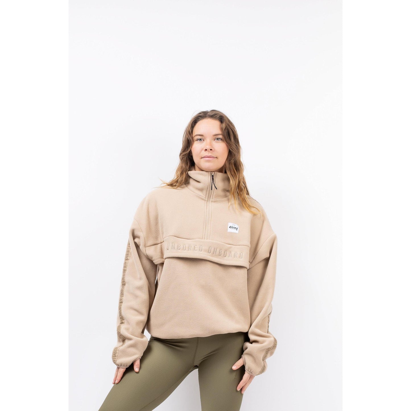 Eivy Ball Fleece Damen Pullover Farbe: Sand