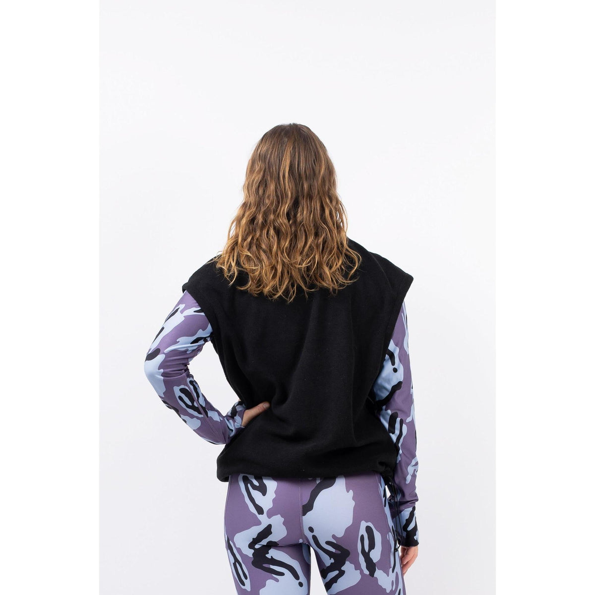 Eivy BALL FLEECE VEST Damen Pullover / Weste Fleecepullover Black-Nitrobags-Shop