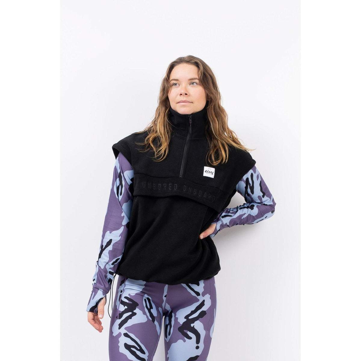 Eivy BALL FLEECE VEST Damen Pullover / Weste Fleecepullover Black-Nitrobags-Shop