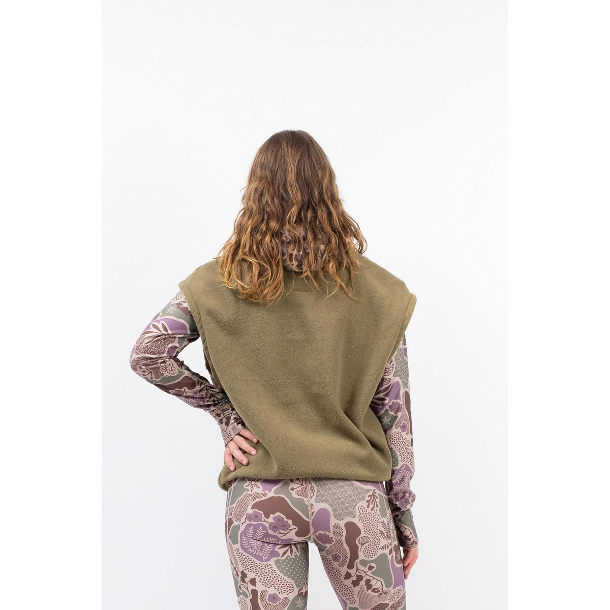 Eivy BALL FLEECE VEST Damen Pullover / Weste Fleecepullover Olive-Nitrobags-Shop
