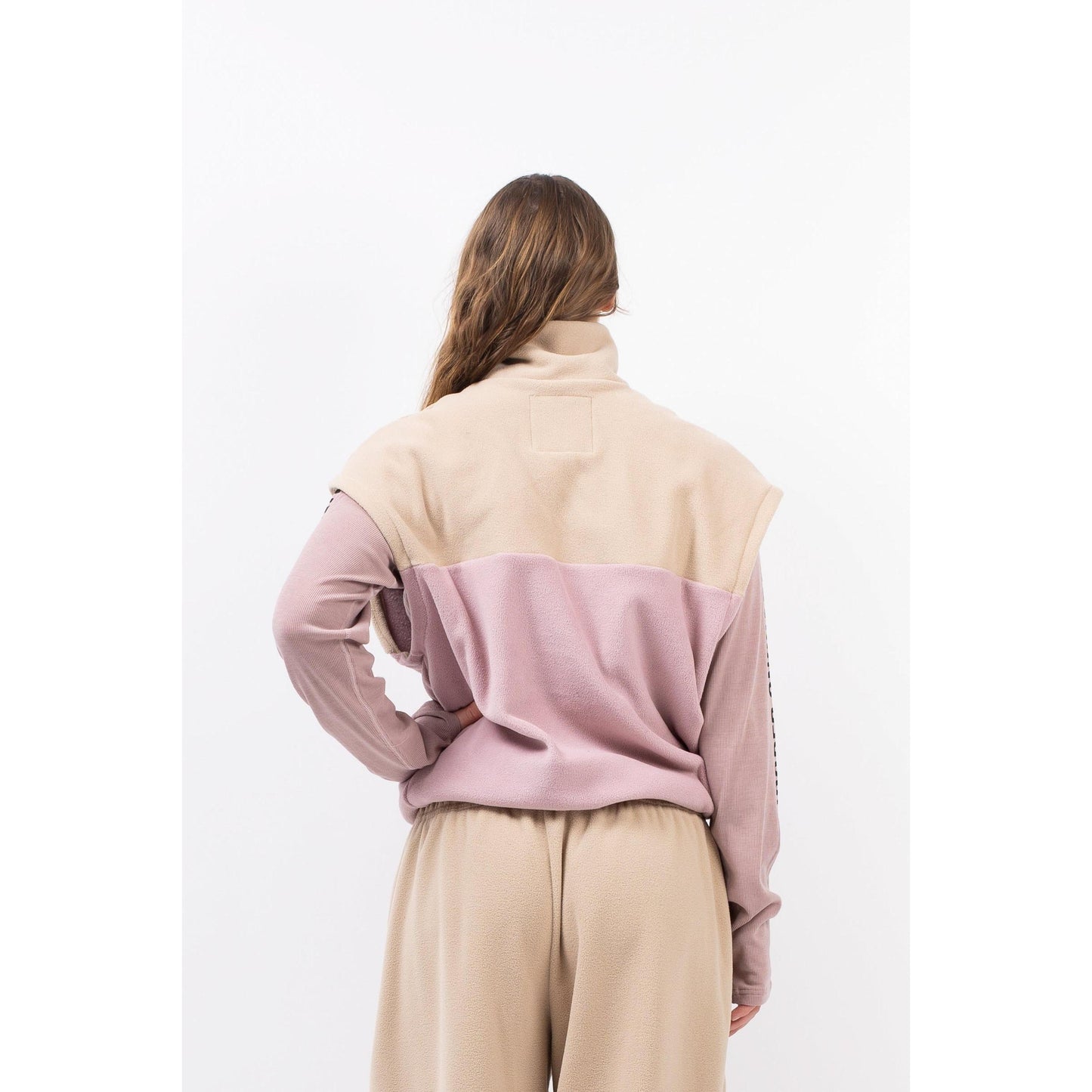 Eivy BALL FLEECE VEST Damen Pullover / Weste Fleecepullover Sand Faded Woodrose