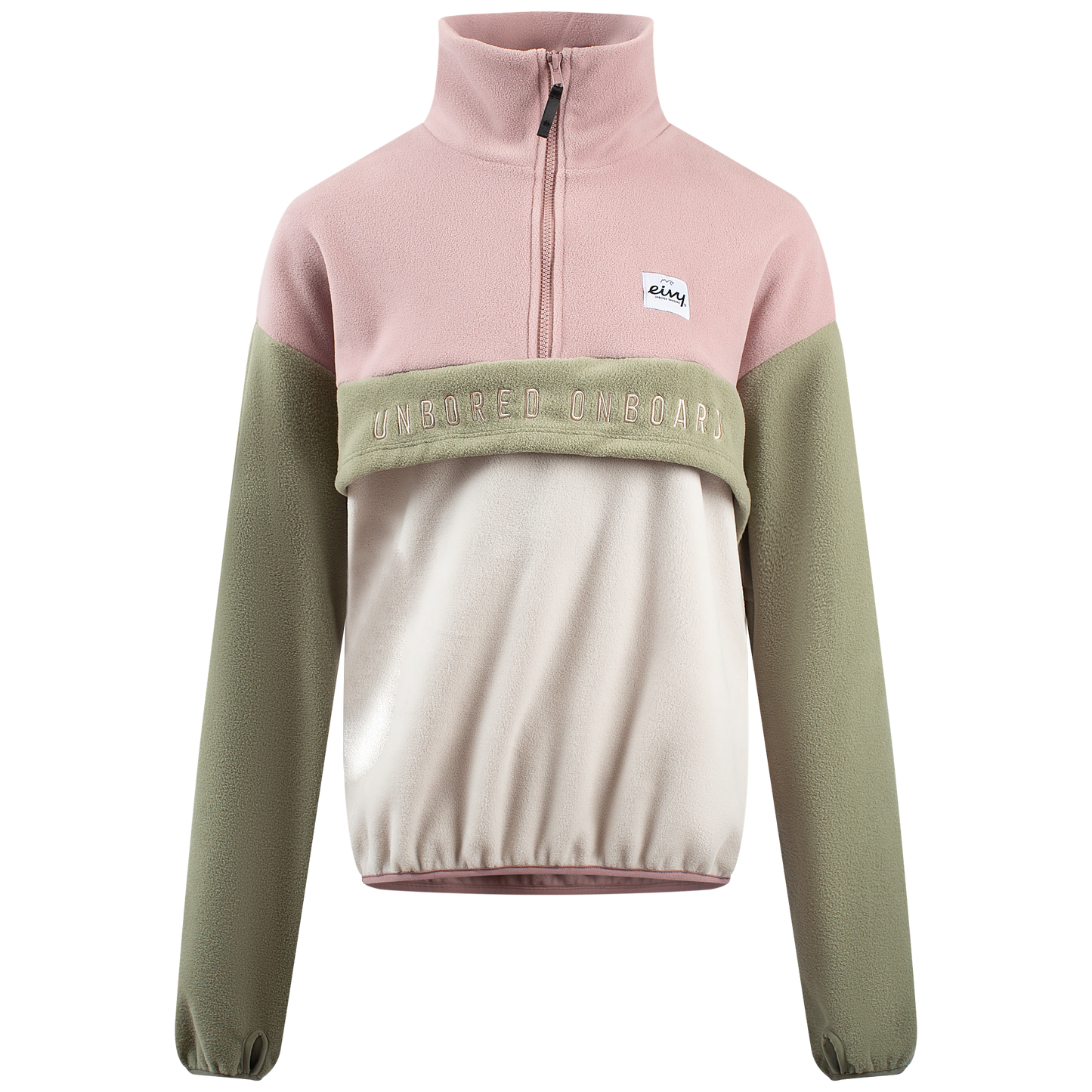 Eivy Ball Fleece Faded Blocks Damen Fleece Sweater Pulli