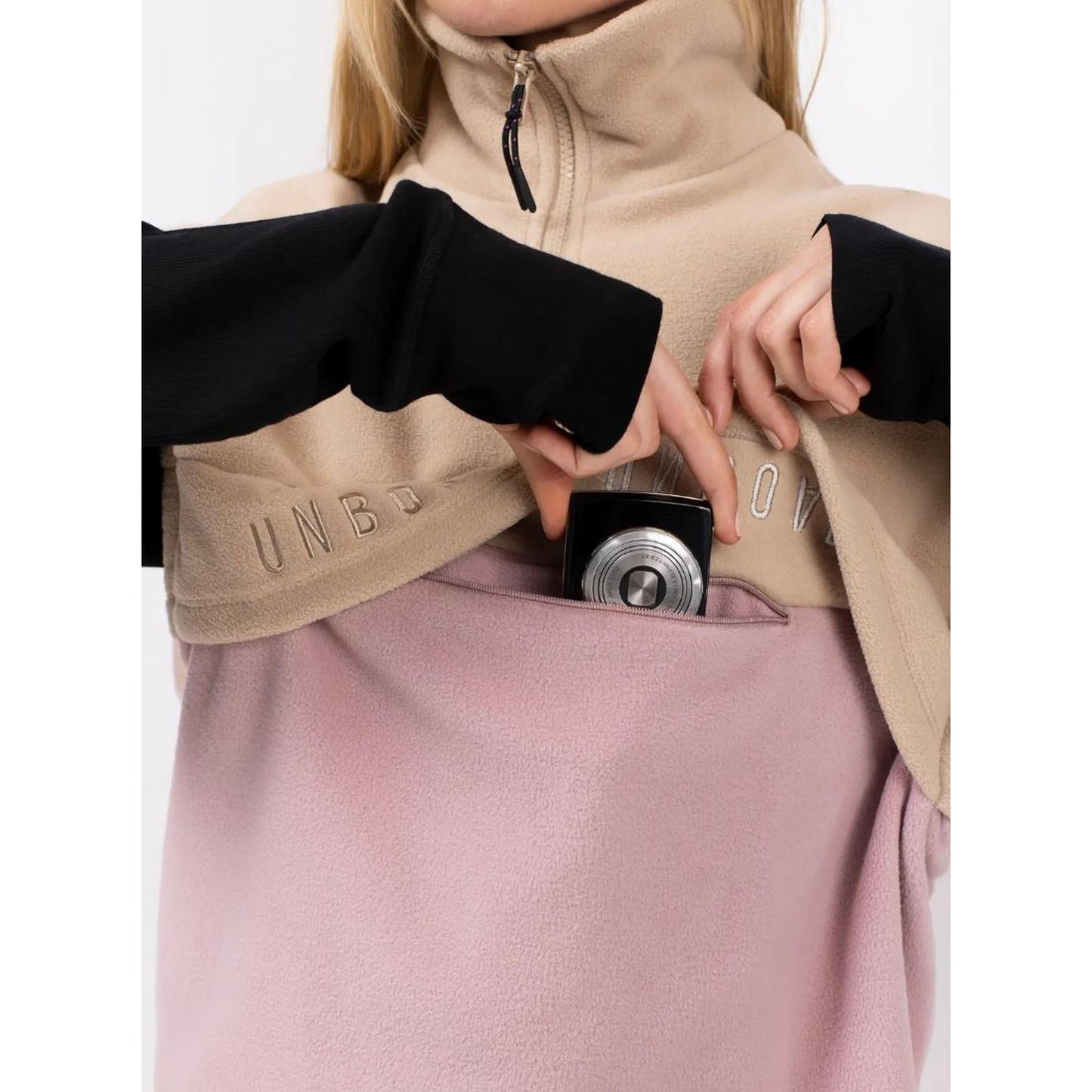 Eivy BALL FLEECE VEST Damen Pullover / Weste Fleecepullover Sand Faded Woodrose