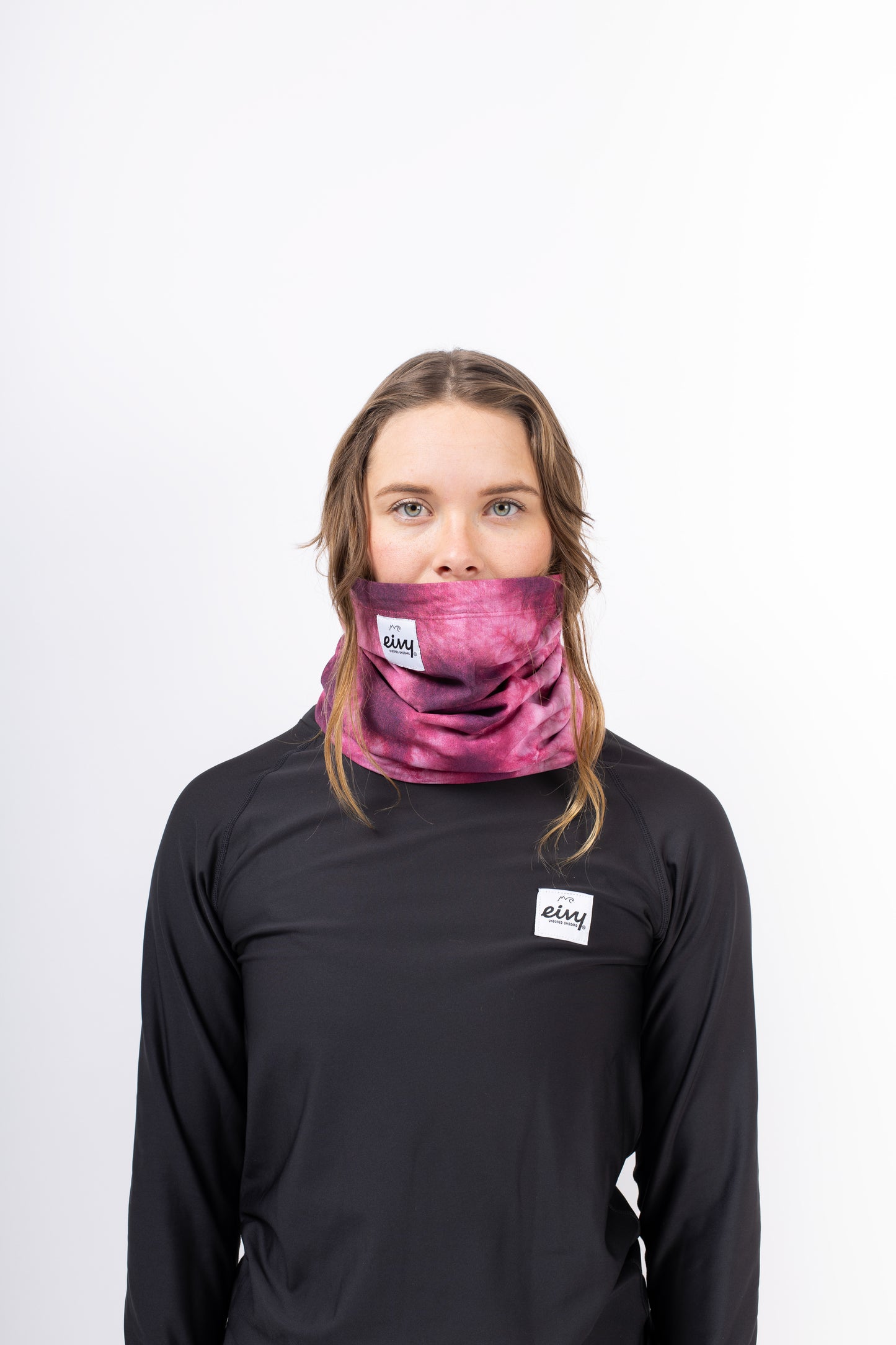 EIVY Colder Beanie Neckwarm Dusk Tie Dye – Multifunktionale Frauen Mütze & Nackenwärmer