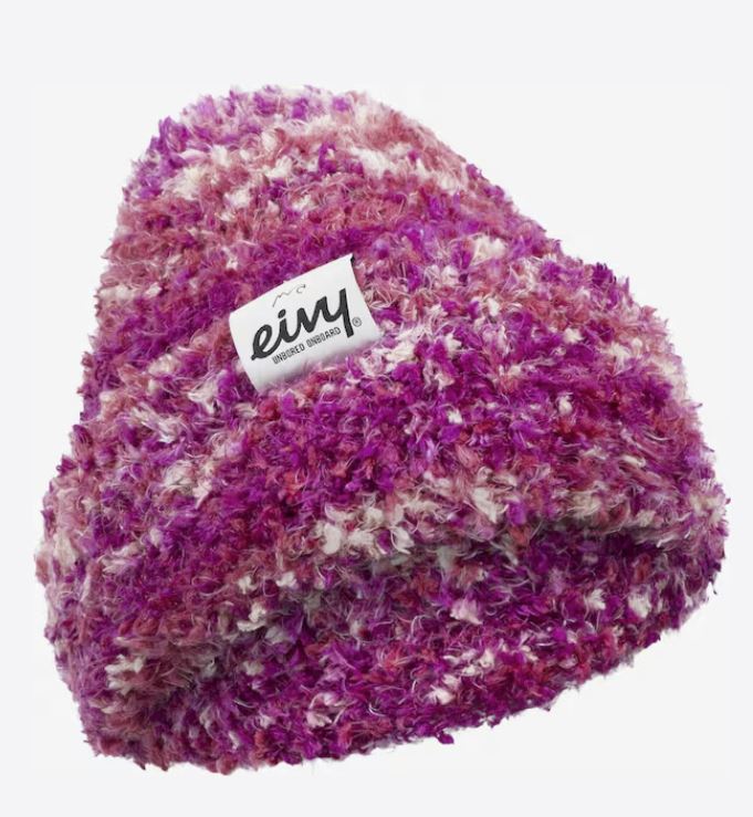 Eivy Boucle Knit Beanie Damen Mütze Pink