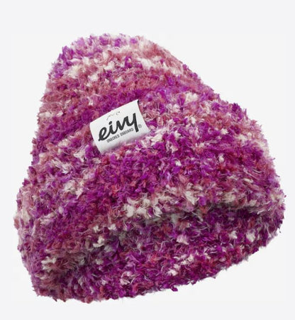 Eivy Boucle Knit Beanie Damen Mütze Pink